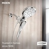 image:imageMoen Verso Brushed Gold EightFunction Eco Performance 7 Wide Spray Shower Head and Detachable Handshower Combo with 72 Hose 220C3EPBGChrome