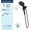 image:imageMoen Verso Brushed Gold EightFunction Eco Performance 7 Wide Spray Shower Head and Detachable Handshower Combo with 72 Hose 220C3EPBGMatte Black