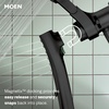 image:imageMoen Verso Brushed Gold EightFunction Eco Performance 7 Wide Spray Shower Head and Detachable Handshower Combo with 72 Hose 220C3EPBGMatte Black