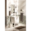 image:imageMoen Voss Chrome OneHandle Single Hole Bathroom Sink Faucet with Optional Deckplate 6903Chrome