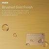 image:imageMoen Voss Chrome OneHandle Single Hole Bathroom Sink Faucet with Optional Deckplate 6903Gold