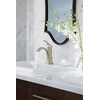 image:imageMoen Voss Chrome OneHandle Single Hole Bathroom Sink Faucet with Optional Deckplate 6903Nickel