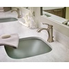 image:imageMoen Voss Chrome OneHandle Single Hole Bathroom Sink Faucet with Optional Deckplate 6903Nickel