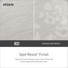 image:imageMoen WS84503 OneHandle Low Arc Bathroom Faucet ChromeSpot Resist Brushed Nickel