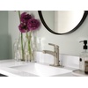 image:imageMoen WSL84733SRN Danika Single Handle 1 Hole Bathroom Faucet Spot Resist Brushed Nickel