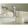 image:imageMoen WSL84733SRN Danika Single Handle 1 Hole Bathroom Faucet Spot Resist Brushed Nickel