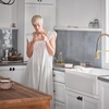 image:imageMoen Weymouth Brushed Gold Traditional Shepherds Hook Pulldown Kitchen Faucet Featuring Pull Down Spray Head with Power Boost S73004BGBrushed Gold
