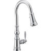 image:imageMoen Weymouth Brushed Gold Traditional Shepherds Hook Pulldown Kitchen Faucet Featuring Pull Down Spray Head with Power Boost S73004BGChrome