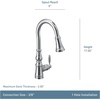image:imageMoen Weymouth Brushed Gold Traditional Shepherds Hook Pulldown Kitchen Faucet Featuring Pull Down Spray Head with Power Boost S73004BGOil Rubbed Bronze