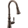 image:imageMoen Weymouth Brushed Gold Traditional Shepherds Hook Pulldown Kitchen Faucet Featuring Pull Down Spray Head with Power Boost S73004BGOil Rubbed Bronze
