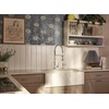 image:imageMoen Weymouth Brushed Gold Traditional Shepherds Hook Pulldown Kitchen Faucet Featuring Pull Down Spray Head with Power Boost S73004BGPolished Nickel