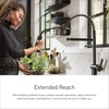 image:imageMoen Weymouth Brushed Gold Traditional Shepherds Hook Pulldown Kitchen Faucet Featuring Pull Down Spray Head with Power Boost S73004BGSpot Resist Stainless