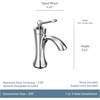 image:imageMoen Wynford Chrome OneHandle HighArc Bathroom Faucet with Drain Assembly for One or Three Hole Setups 4500Oil Rubbed Bronze