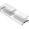 image:imageMoen 215820 Luxe Chef Workstation System Accessory Acrylic Prep Bins with Lids Clear 2 Pack