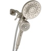 image:imageMoen 26009SRN Engage Magnetix 2in1 Combo Rain Showerhead with Handheld Spray Magnetic Docking System Spot Resist Brushed Nickel 6Spray Settings 25 GPM  Handheld Spray Magnetic Docking System Spot Resist Brushed Nickel 6Spray Settings 25 GPMSpot Resist Brushed Nickel