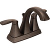 image:imageMoen 6901ORB Voss TwoHandle HighArc Centerset Bathroom Faucet with Drain Assembly OilRubbed BronzeOil Rubbed Bronze