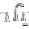 image:imageMoen 84972SRN Halle Spot Resist Brushed Nickel Widespread FaucetSpot Resist Nickel