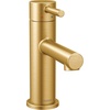 image:imageMoen Align Brushed Nickel OneHandle Modern Bathroom Faucet with Drain Assembly and Optional Deckplate 6190BNBrushed Gold
