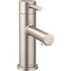 image:imageMoen Align Brushed Nickel OneHandle Modern Bathroom Faucet with Drain Assembly and Optional Deckplate 6190BNBrushed Nickel
