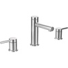 image:imageMoen Align Chrome TwoHandle Modern 8Inch Widespread Bathroom Faucet Trim Kit Valve Required T6193Chrome