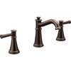 image:imageMoen Belfield Chrome TwoHandle 8Inch Widespread Bathroom Faucet Trim Kit Valve Required T6405Oil Rubbed Bronze