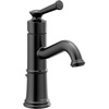 image:imageMoen Belfield Matte Black OneHandle Bathroom Sink Faucet with Drain Assembly and Optional Deckplate 6402BL