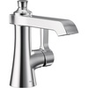 image:imageMoen Brushed Gold Flara OneHandle Single Hole Bathroom Faucet with Drain Assembly S6981BGChrome