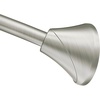 image:imageMoen Curved Tension Shower Curtain Rod 5760 in CSR2172BN  Curved rod design Tension mount installation Adjustable 5760 Brushed nickel finish No drilling requiredBrushed Nickel
