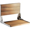 image:imageMoen DN7110 Home Care FoldDown Shower Chair Teak Wood Bench with Stainless Steel amp Aluminum Frame WallMounted ADA Compliant Supports up to 400 lbsTeak Wood