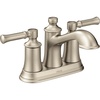 image:imageMoen Dartmoor Matte Black Traditional Two Handle Centerset Bathroom Sink Faucet 6802BLBrushed Nickel