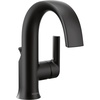 image:imageMoen Doux Brushed Nickel OneHandle High Arc Laminar Stream Bathroom Faucet Modern Bathroom Sink Faucet S6910BNMatte Black