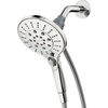 image:imageMoen Engage Chrome Magnetix SixFunction 55Inch Wide Handheld Shower Head with Hose and Magnetic Docking System 26112Chrome