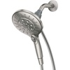 image:imageMoen Engage Chrome Magnetix SixFunction 55Inch Wide Handheld Shower Head with Hose and Magnetic Docking System 26112Spot Resist Brushed Nickel
