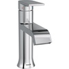 image:imageMoen Genta LX Matte Black OneHandle Modern Bathroom Sink Faucet with Optional Deckplate and LowArc Spout for Bath Countertop 6702BLChrome