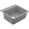 image:imageMoen Host White Granite 25Inch Wide x 95Inch Deep Dual Mount Single Bowl Kitchen or Bar Sink GGW3019BGray