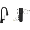 image:imageMoen Kurv Matte Black 3in1 Water Filtration Pull Down Kitchen Faucet F9126BL with Moen F9800 Advanced Carbon Water Filtration System