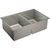 image:imageMoen Prep 16Gauge Stainless Steel Undermount 31 x 20 Double Bowl Kitchen Sink G16200