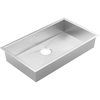 image:imageMoen Prep 18Gauge Stainless Steel Undermount 31 x 18 Single Bowl Modern Kitchen Sink GS181210B