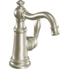 image:imageMoen S42107ORB Weymouth OneHandle Single Hole Traditional Bathroom Sink Faucet with Drain Assembly Oil Rubbed BronzeBrushed Nickel