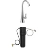 image:imageMoen Sip Chrome Beverage Faucet with High Arc Rotating Spout Plus Advanced Carbon Water Filtration System for Cleaner Drinking Water S5520  F9800