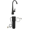 image:imageMoen Sip Matte Black Beverage Faucet with High Arc Rotating Spout Plus Advanced Carbon Water Filtration System for Cleaner Drinking Water S5520BL  F9800