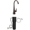 image:imageMoen Sip Oil Rubbed Bronze Beverage Faucet with High Arc Rotating Spout Plus Advanced Carbon Water Filtration System for Cleaner Drinking Water S5520ORB  F9800