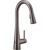 image:imageMoen Sleek Spot Resist Stainless OneHandle SingleHole Pulldown Kitchen Faucet with PowerBoost Technology for Faster Water Flow 7864SRSSpot Resist Black Stainless