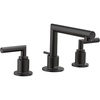image:imageMoen TS43002BL Arris TwoHandle Modern 8 in Widespread Bathroom Faucet Trim Kit Valve Required Matte BlackMatte Black