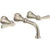 image:imageMoen TS44104BN Colinet Traditional Lever Handle Wall Mount Bathroom Faucet Trim Valve Required Brushed Nickel