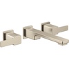 image:imageMoen TS6731BN 90 Degree TwoHandle Wall Mount Bathroom Faucet Trim Valve Required Brushed NickelBrushed Nickel