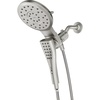 image:imageMoen Verso Brushed Gold EightFunction Eco Performance 7 Wide Spray Shower Head and Detachable Handshower Combo with 72 Hose 220C3EPBGBrushed Nickel