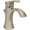 image:imageMoen Voss Chrome OneHandle Single Hole Bathroom Sink Faucet with Optional Deckplate 6903Nickel