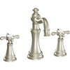 image:imageMoen Weymouth Brushed Gold TwoHandle Widespread Cross Handle Bathroom Faucet Trim Kit Valve Required TS42114BGBrushed Nickel