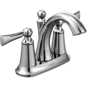 image:imageMoen 4505BN Wynford TwoHandle Centerset High Arc Bathroom Faucet Brushed NickelChrome